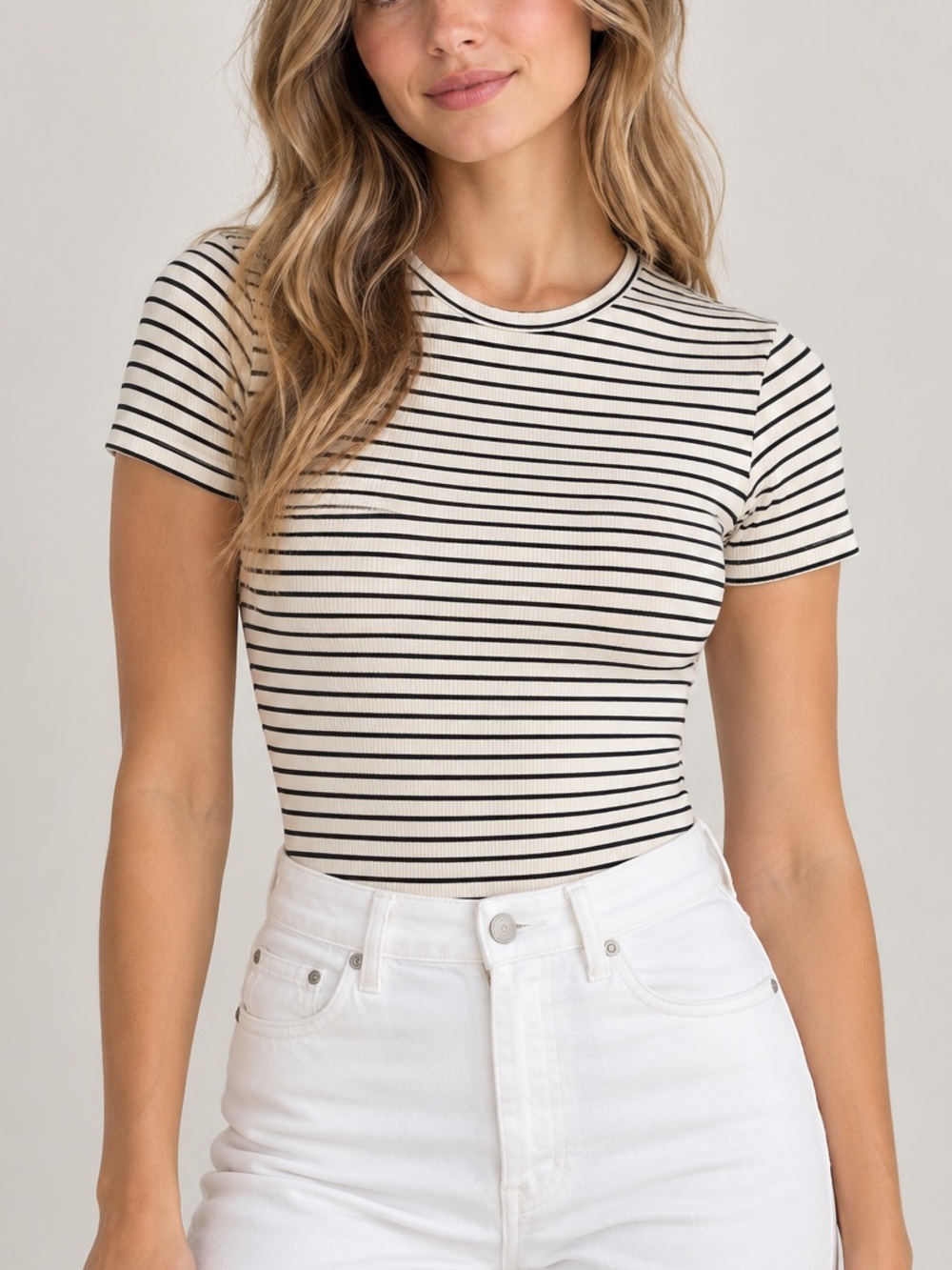 Lulus Basic Striped Bodysuit